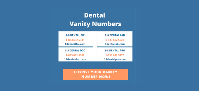 Dental Vanity Numbers